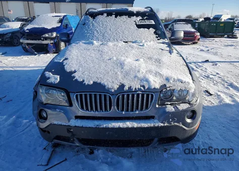 2010 BMW X3 xDrive30I z USA, uszkodzony, nr VIN WBXPC9C40AWJ37708